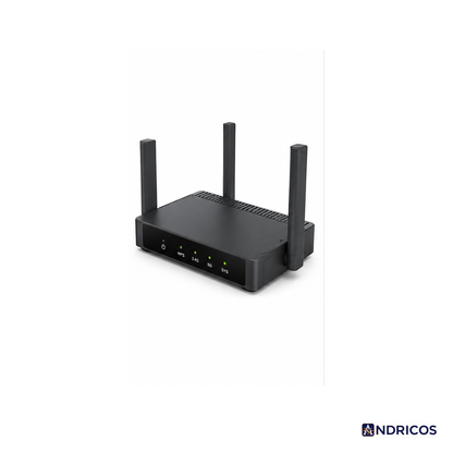 ANDRICOS Wi-Fi 7 Travel Router — GL.iNet Slate 7 GL-BE3600 Dual-Band Portable Router with Dual 2.5G Ports, OpenWrt, Touchscreen, VPN Support & Foldable Antennas