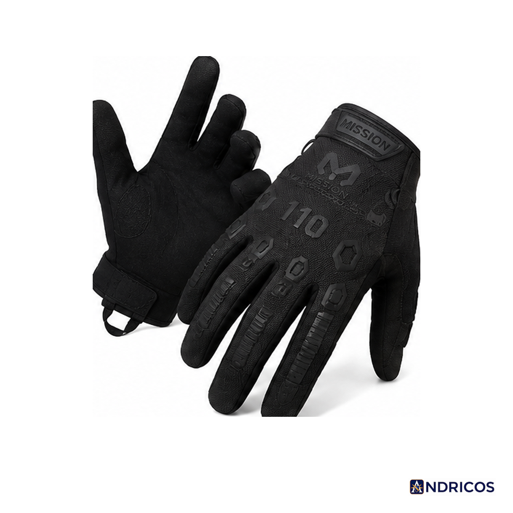 ANDRICOS Outdoor Field Gloves — Lightweight Full-Finger Utility Gloves with Touchscreen Support, Non-Slip Grip, Adjustable Wrist & Breathable Fit