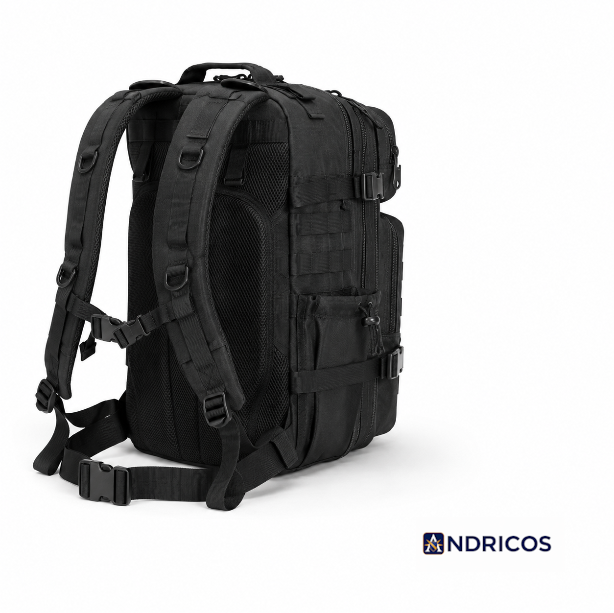 ANDRICOS 45L Field Operations Backpack — ReFire Gear MOLLE Outdoor Rucksack with Bottle Holder, Multi-Compartment Carry & 3-Day Field Pack Design