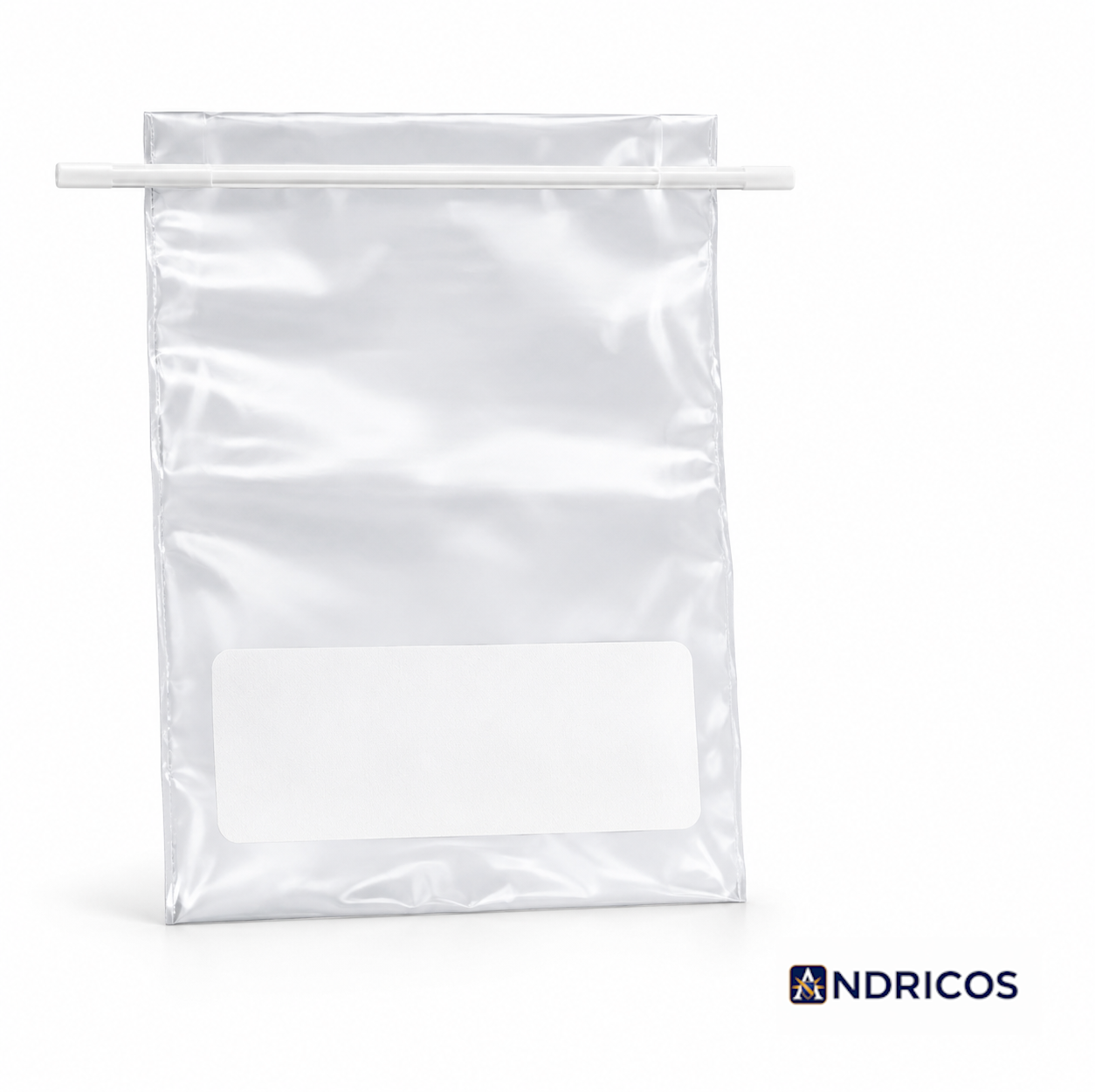 ANDRICOS Sterile Sampling Bags — 100 Pack 700ml PE Sample Bags with Wire Closure for Environmental, Water, Food & Field Testing Workflows