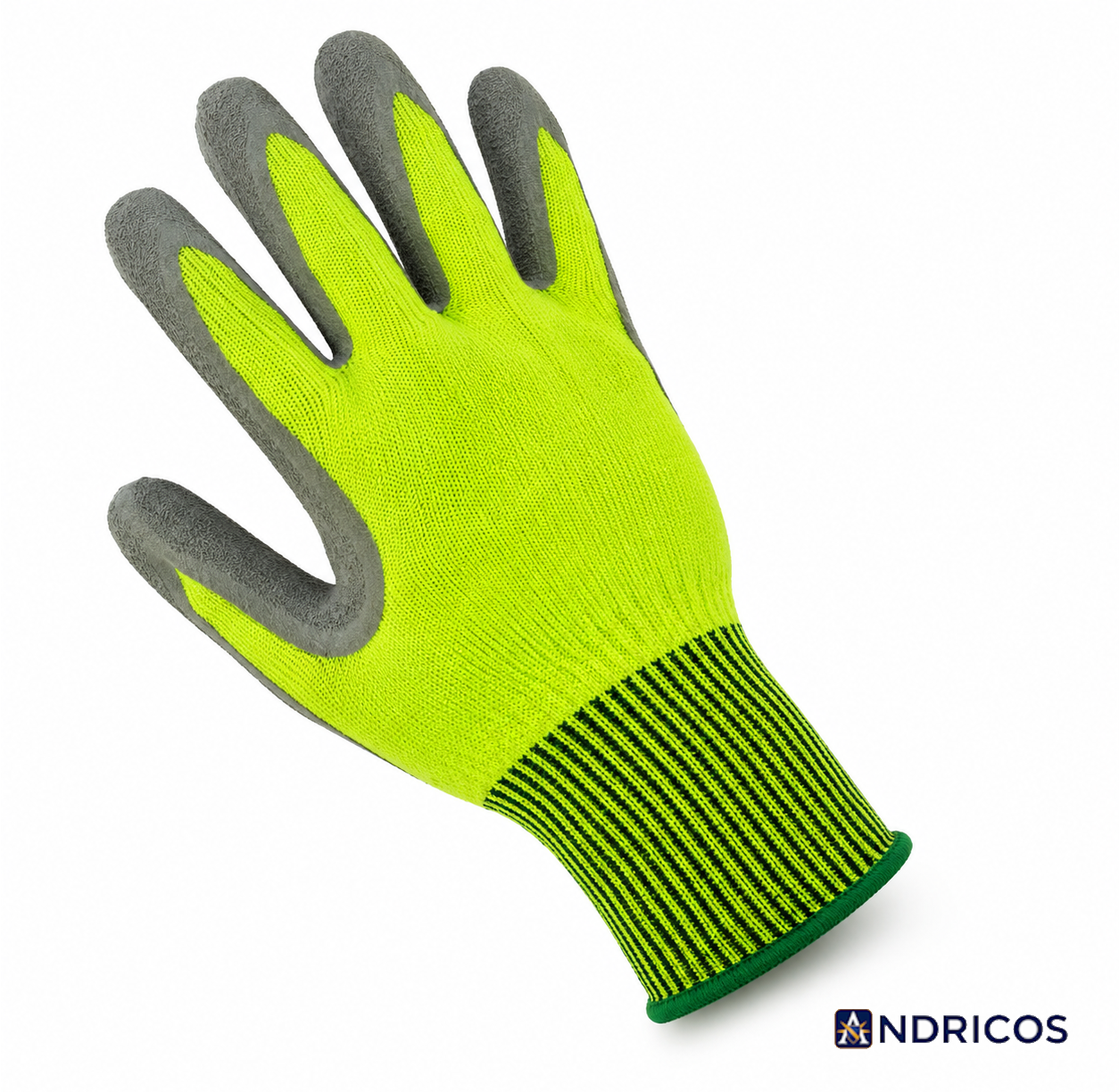 ANDRICOS Field Work Gloves — N618 Nylon Nitrile-Dipped Handling Gloves with Anti-Slip Grip, Breathable Fit & Wear-Resistant Coating