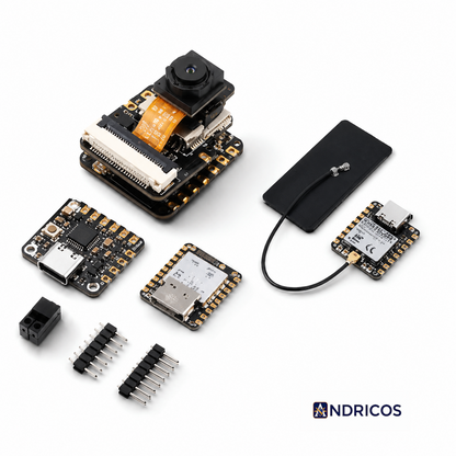 ANDRICOS XIAO Development Board — Seeed Studio-Style ESP32 S3/C3/C6/Sense Compact IoT Module for AI Vision, Arduino Projects & Embedded Learning